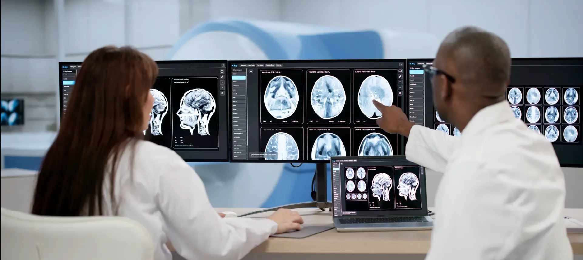 Fiber KVM Integration for fMRI Medical Display Systems