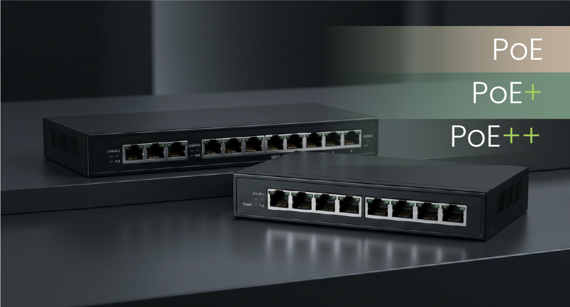 PoE vs PoE+ vs PoE++: Power and Standards | SC&T