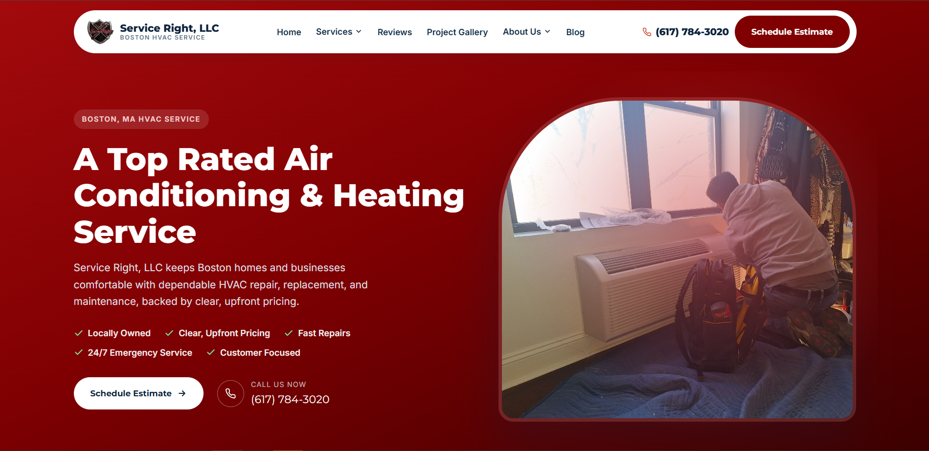 Law firm website design preview