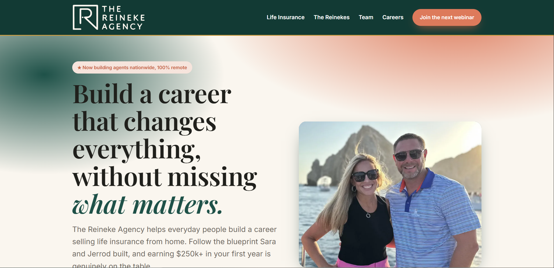 The Reineke Agency homepage