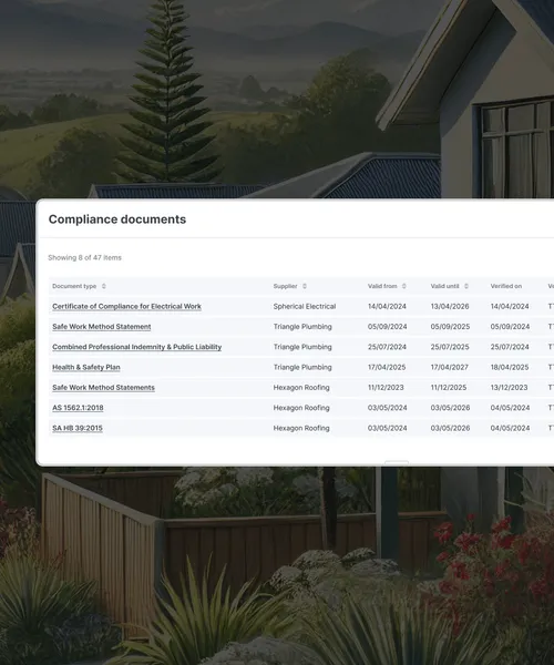 TapiHQ Comply page ensuring properties meet compliance requirements.