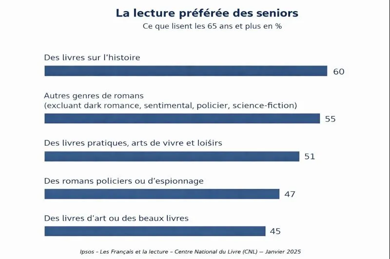 Statistiques livres lus par les seniors