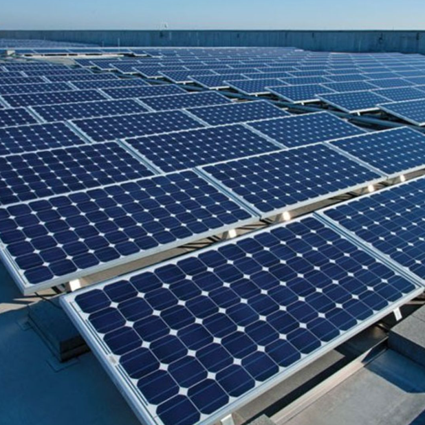 Solar panels installed on Ontario residential rooftop by Solr Solvr under clear blue sky