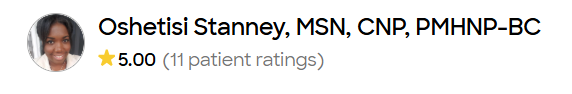 Provider 5 star rating