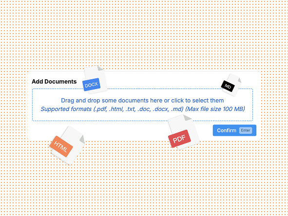 UI of Botpress Knowledge Base