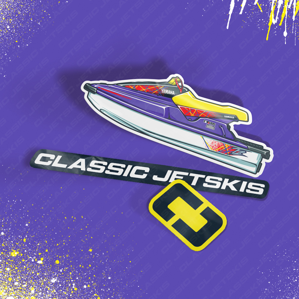 Yamaha Wave Blaster 1994 - Sticker Set