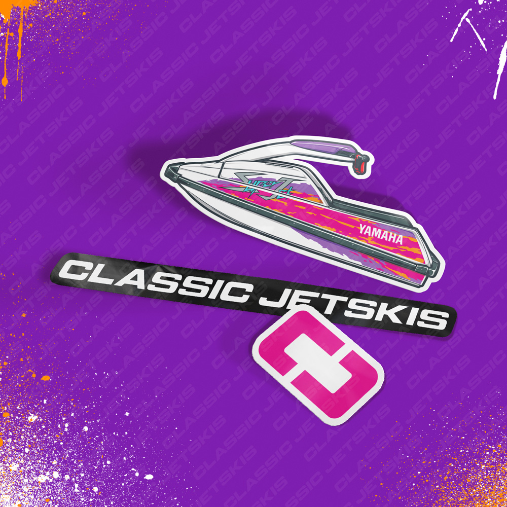 Yamaha SuperJet 1994 Square Nose - Sticker Set