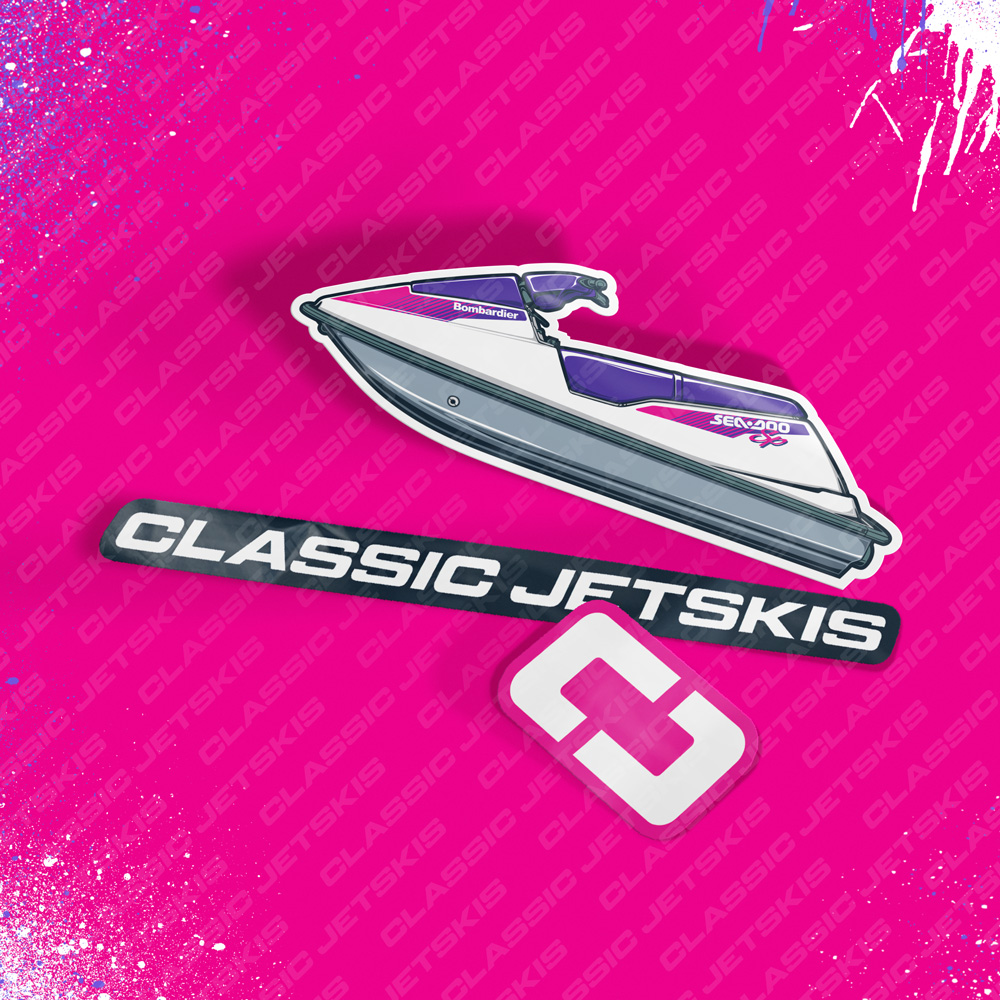Sea-Doo SP 1993 - Sticker Set