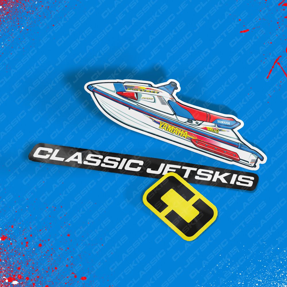 Yamaha Wave Raider 1996 1100 - Sticker Set