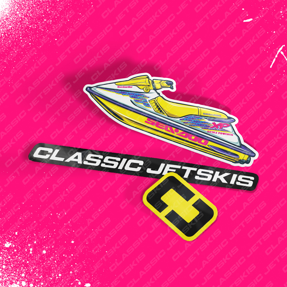 Sea-Doo XP 1995 717 - Sticker Set