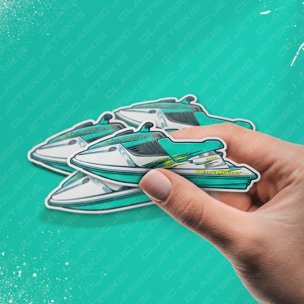 Yamaha Wave Blaster II 1998 - Sticker Set