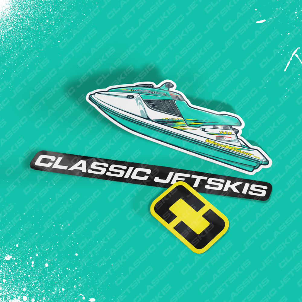 Yamaha Wave Blaster II 1998 - Sticker Set