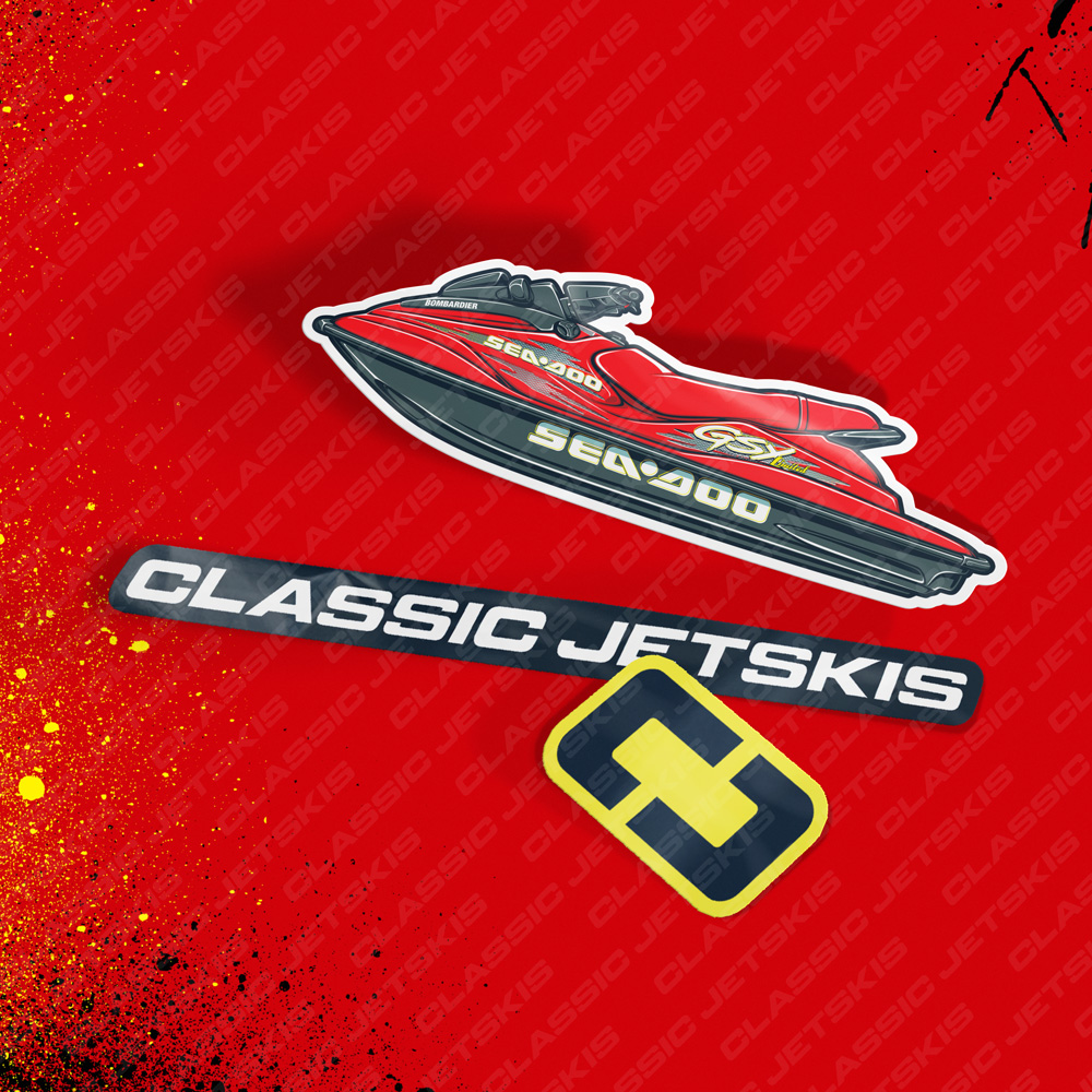 Seadoo GSX Ltd 1999 - Sticker Set