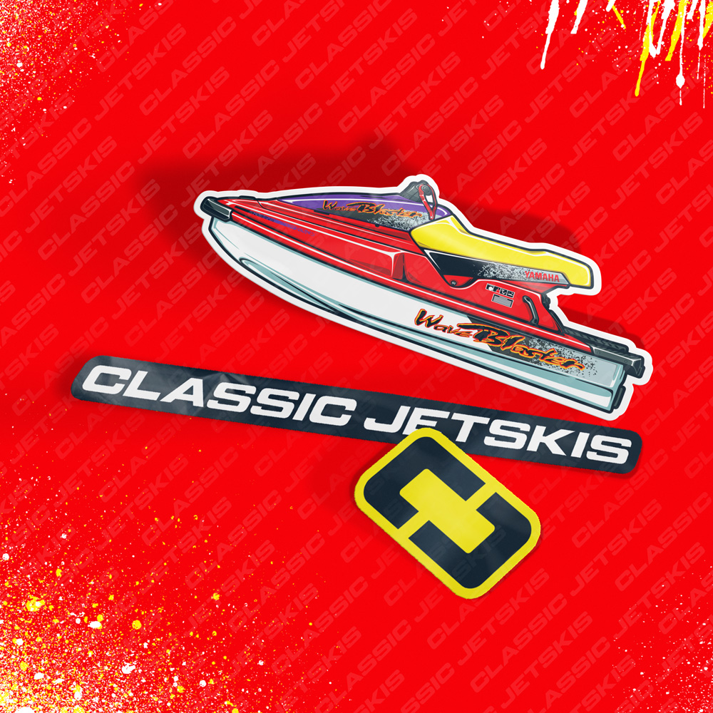 Yamaha Wave Blaster 1995 - Sticker Set