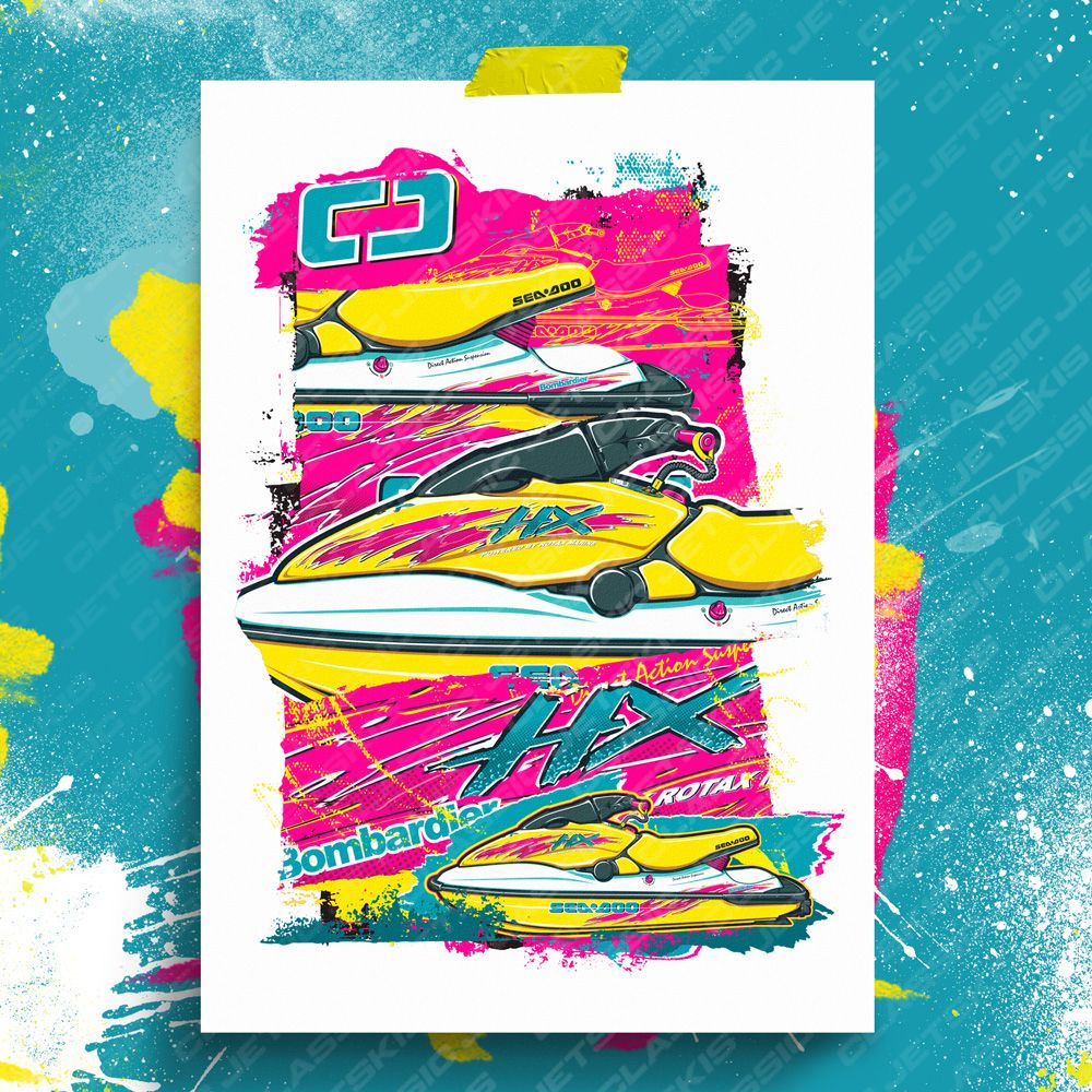 Seadoo HX 1996 Print