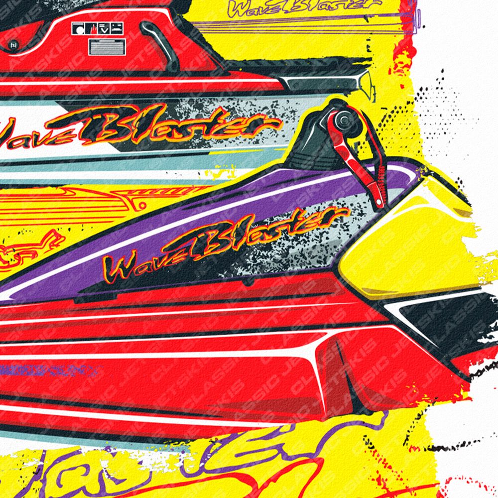 Yamaha Wave Blaster 1995 Print