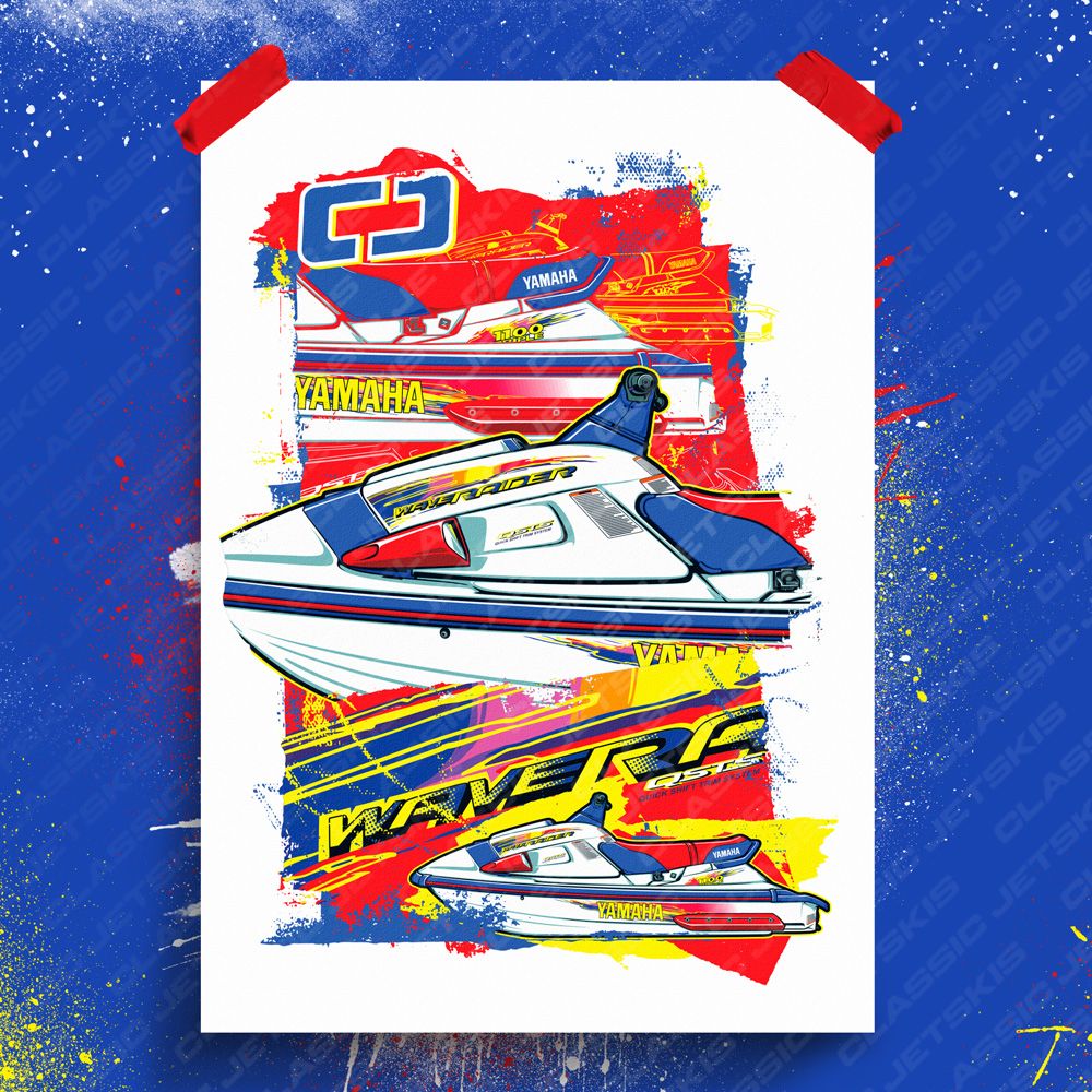 Yamaha Wave Raider 1996 1100 Print