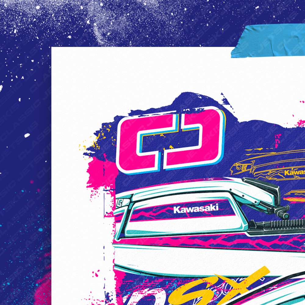 Kawasaki 550SX 1991 Print
