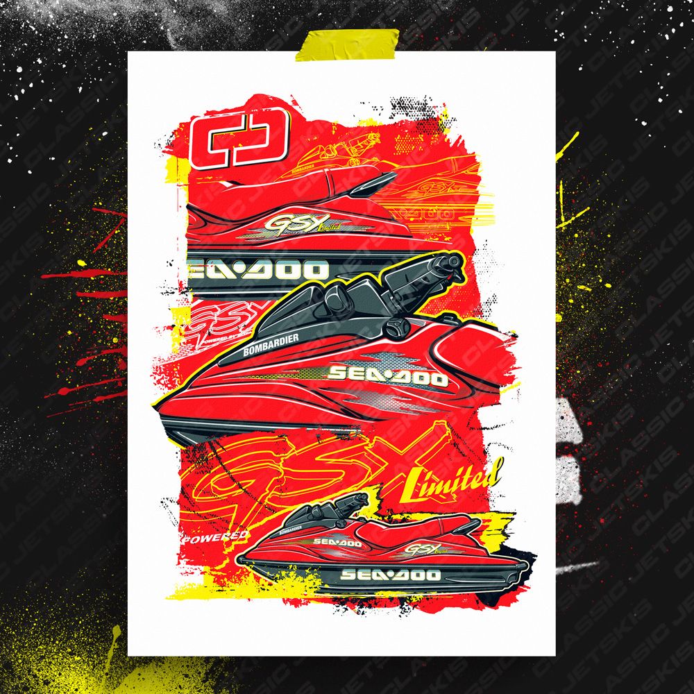 Seadoo GSX Ltd 1999 Print