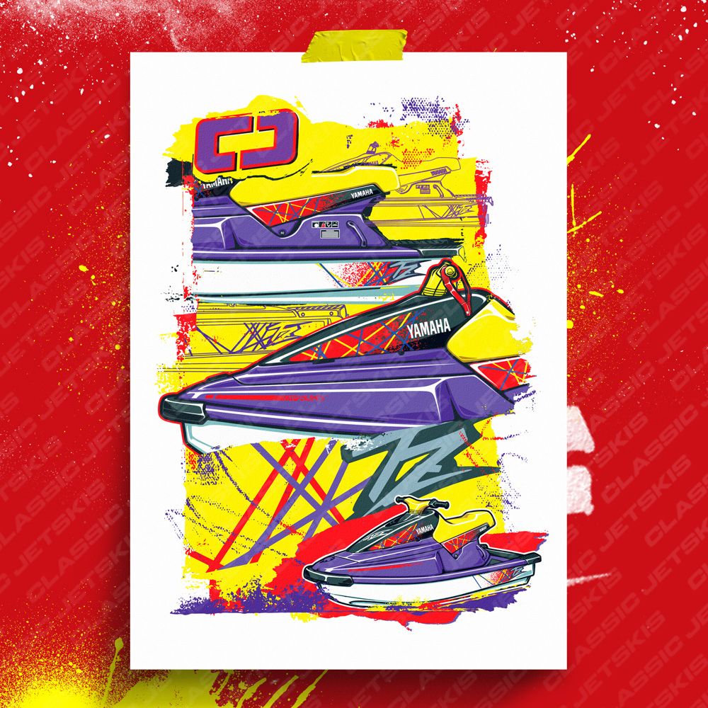 Yamaha Wave Blaster 1994 Print