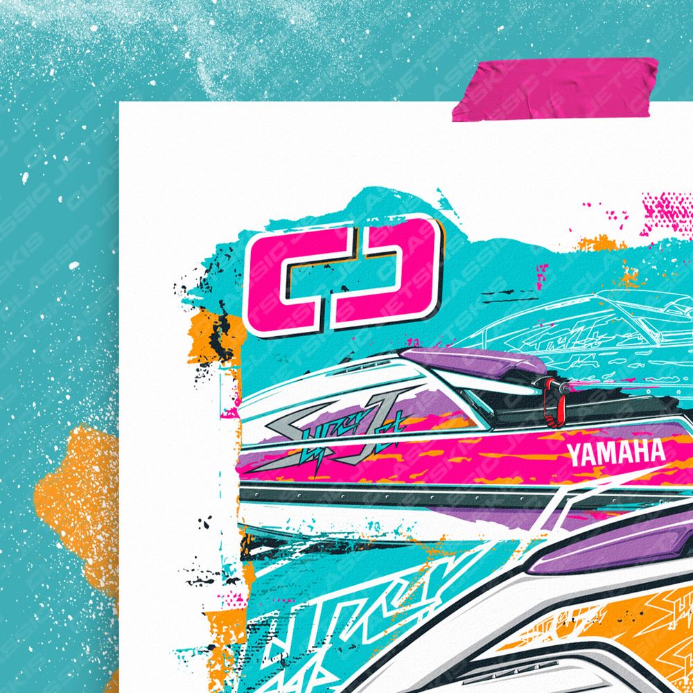 Yamaha SuperJet 1994 Square Nose Print