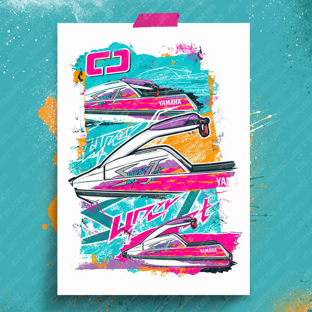 Yamaha SuperJet 1994 Square Nose Print