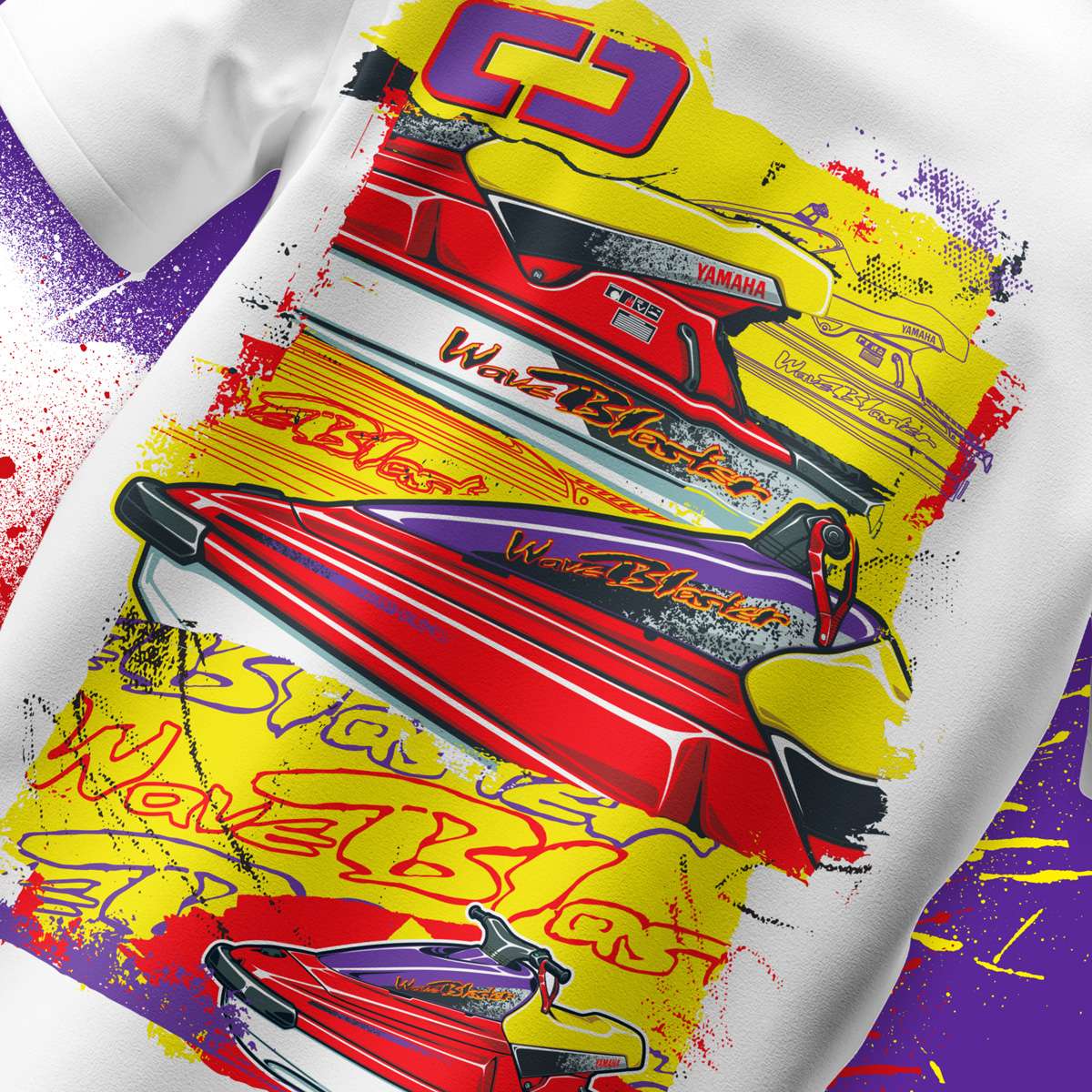 Yamaha Wave Blaster 1995 - Retro Tee