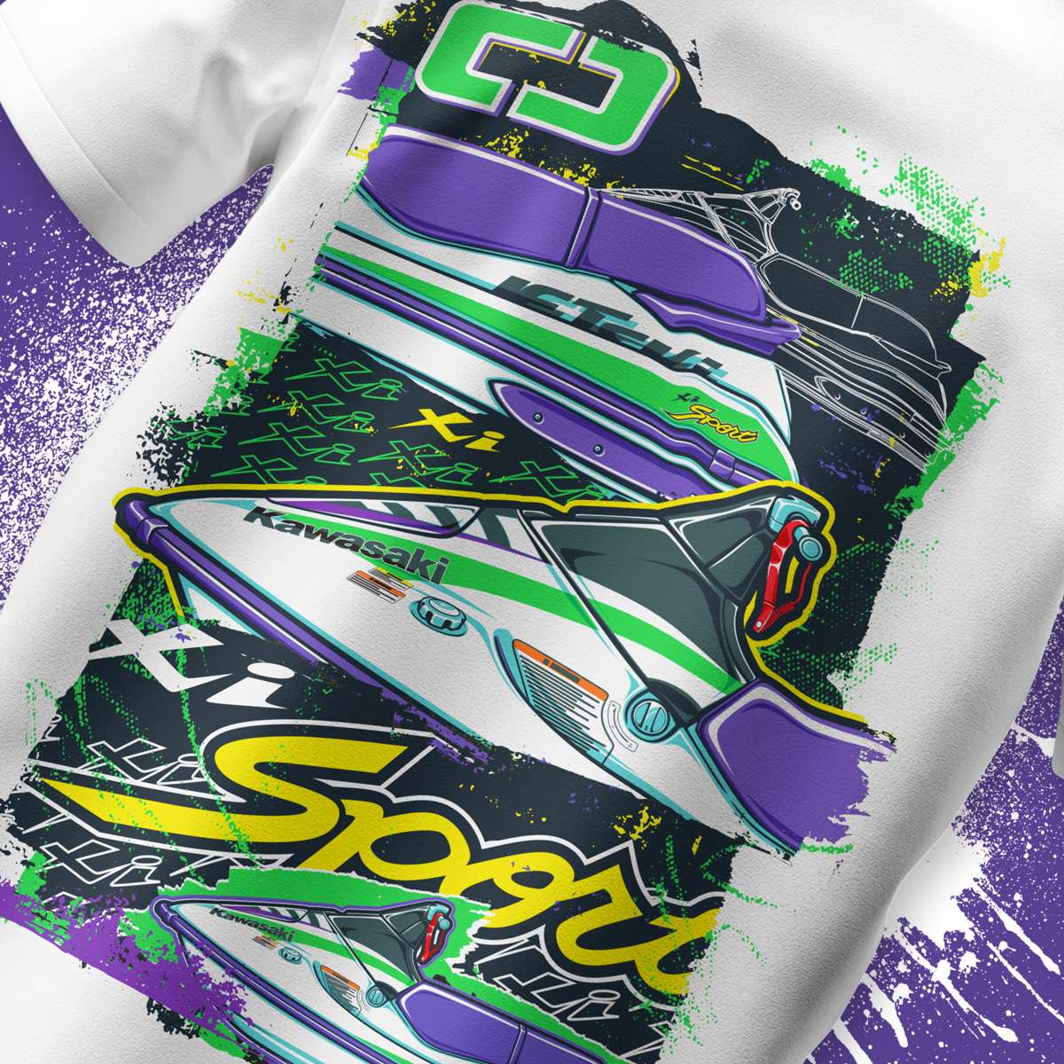 Kawasaki XI 1997 - Retro Tee