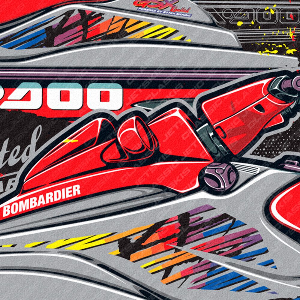 Seadoo GSX Gray Ghost 1998 Print