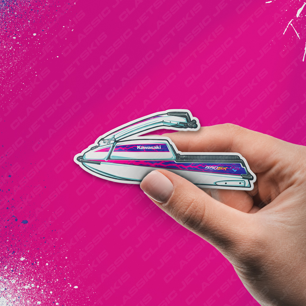 Kawasaki 550SX 1991 - Sticker Set