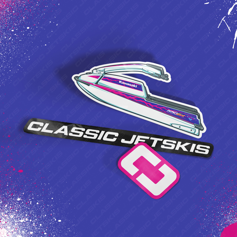 Kawasaki 550SX 1991 - Sticker Set