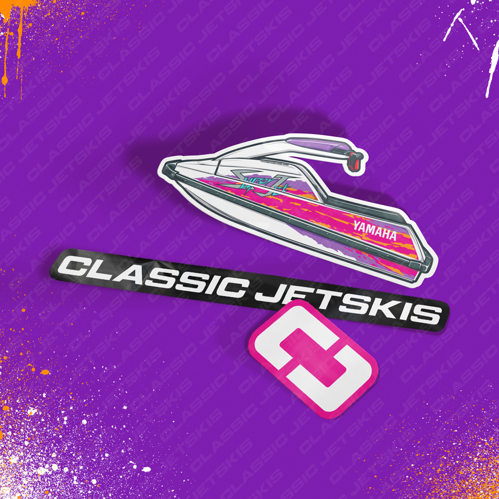 Yamaha SuperJet 1994 Square Nose - Sticker Set