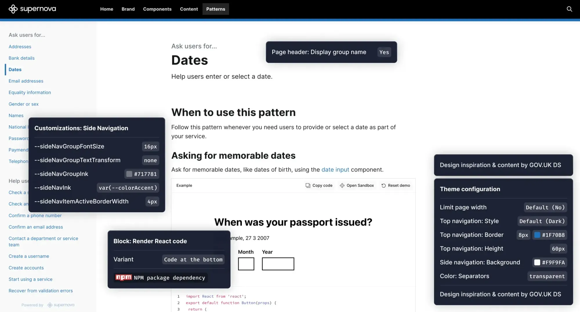 Chevron page redesign visual