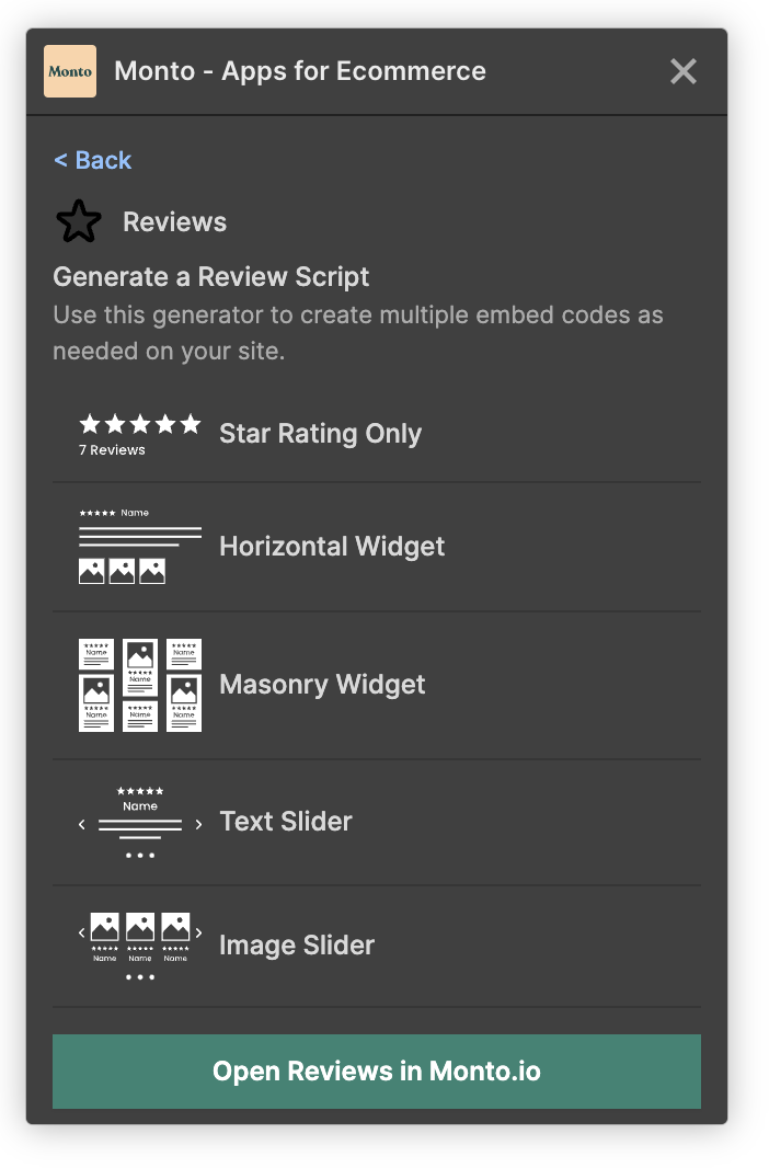 Monto Designer Extension for Webflow reviews