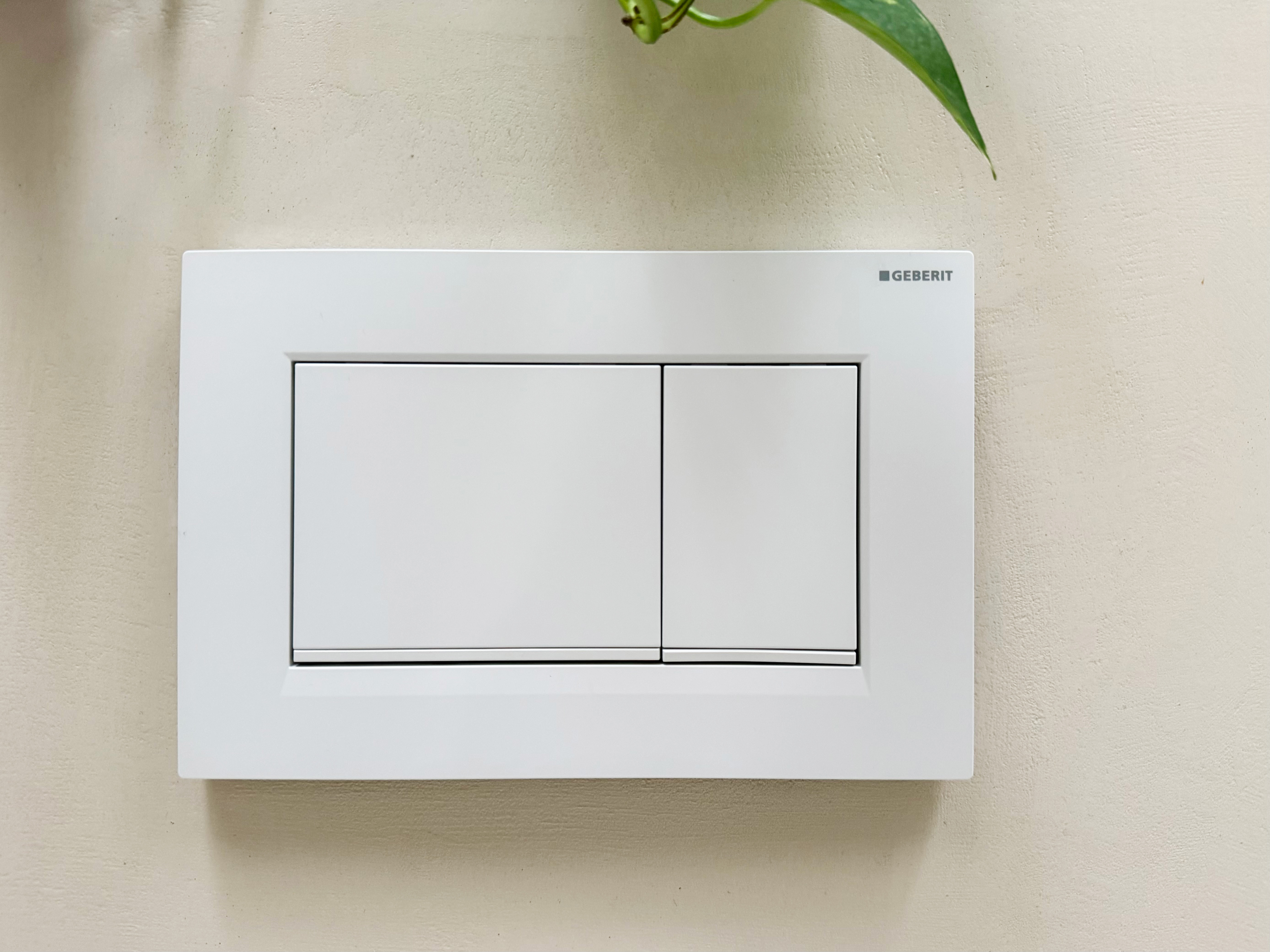 Geberit Betätigungsplatte in weiß matt