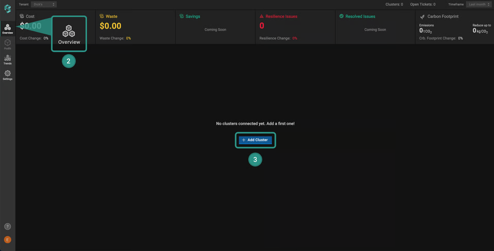 PerfectScale Onboard Cluster