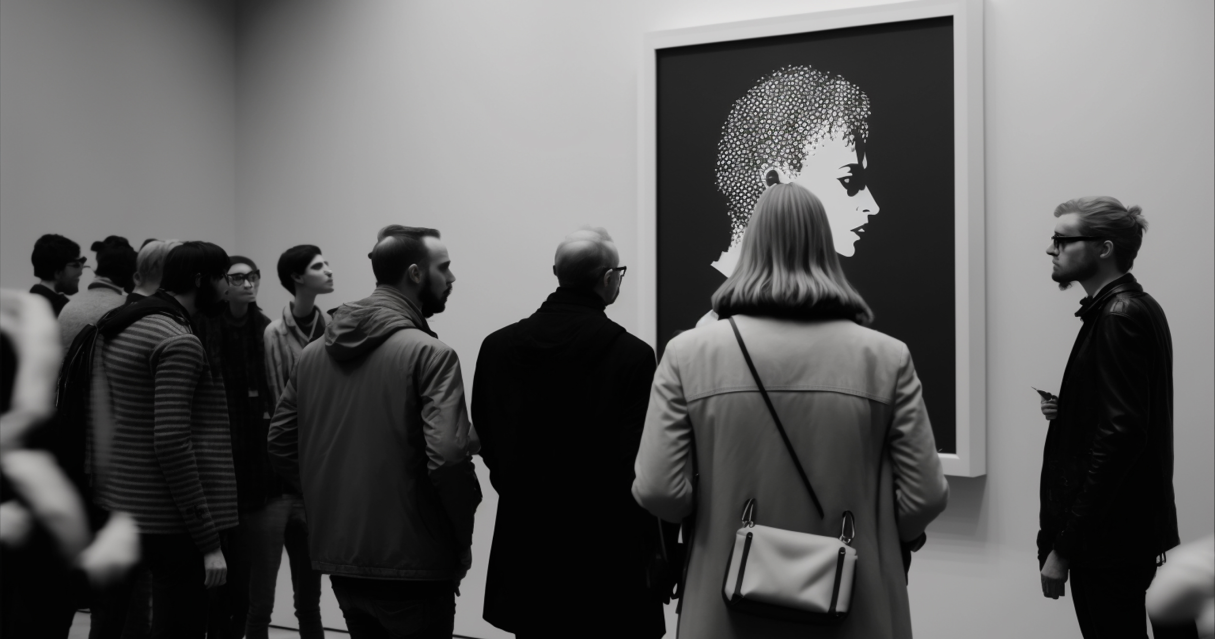 Investing in Contemporary Art: How to Spot Emerging Artists and Trends, people in front of a Rothko's artwork talking in an art gallery about a pop art artwork