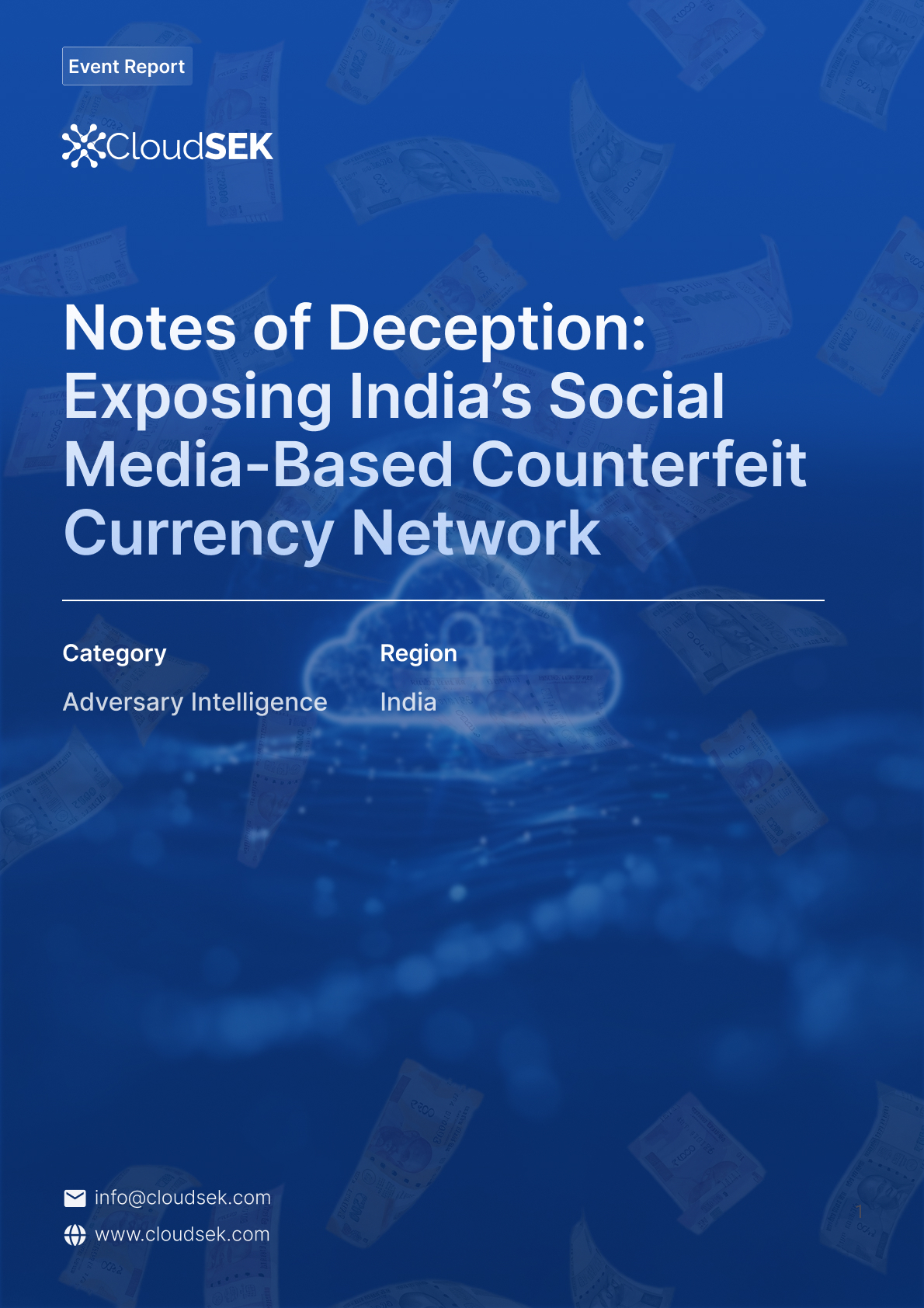 Notes of Deception: Exposing India’s Social Media-Based Counterfeit Currency Network