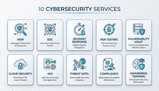 types of cybersecurity services