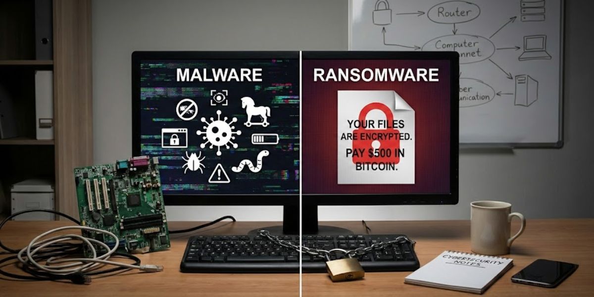 What Is Malware Vs. Ransomware?
