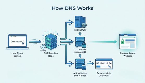 how dns works
