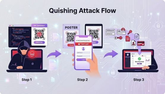 how quishing attack works