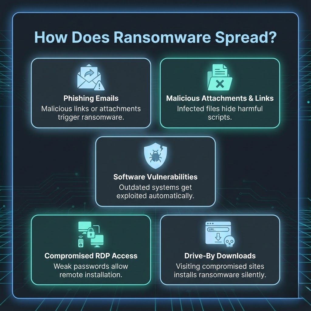 ransomware spread