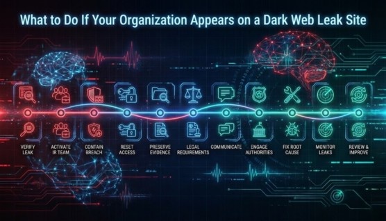 dark web leak response step