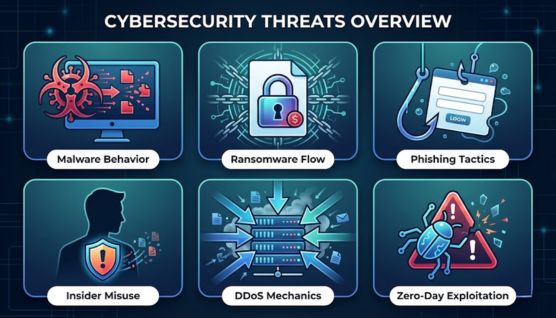 how do these cybersecurity threats work
