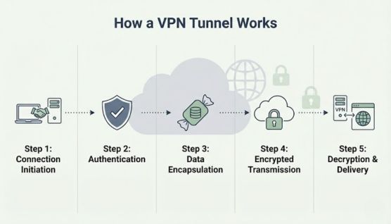 how vpn tunnel works