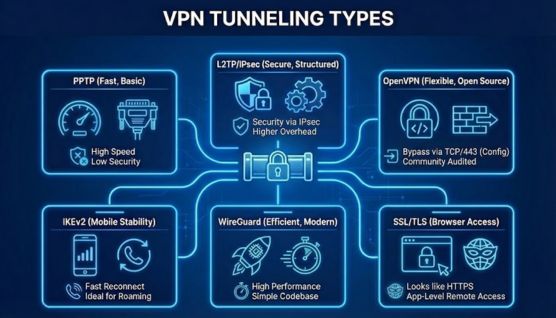 vpn tunneling types