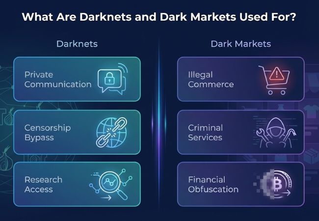 darknets and dark markets uses