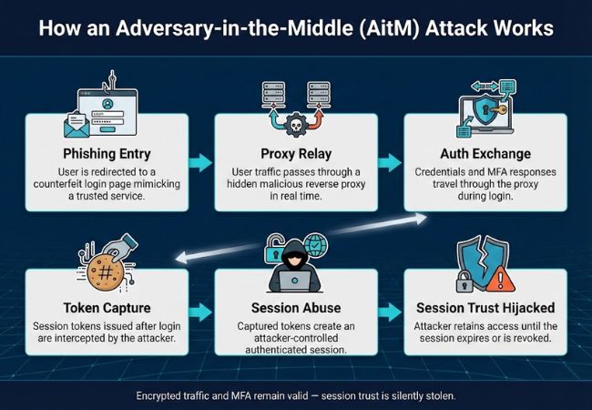 aitm authentication hijack process