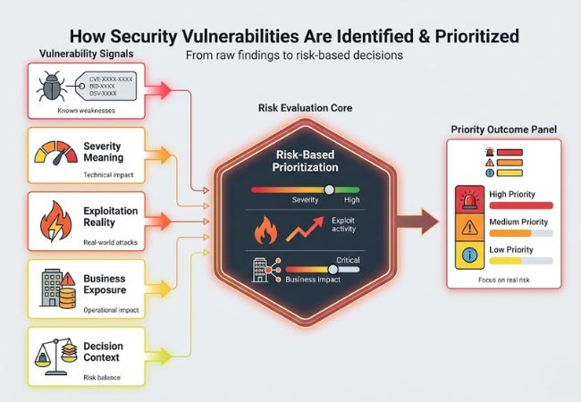 how security vulnerabilities identified and prioritized